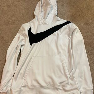 White Nike hoodie